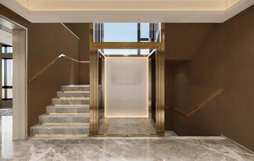 Hall con escalera
