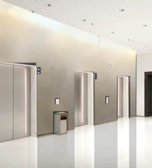 Hall de ascensores: antes